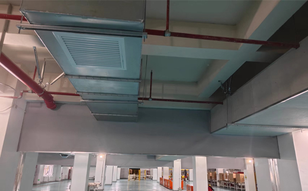 白碱滩挡烟垂壁的安装步骤