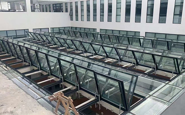 百安科技有限公司近期白碱滩排烟窗项目案例分享